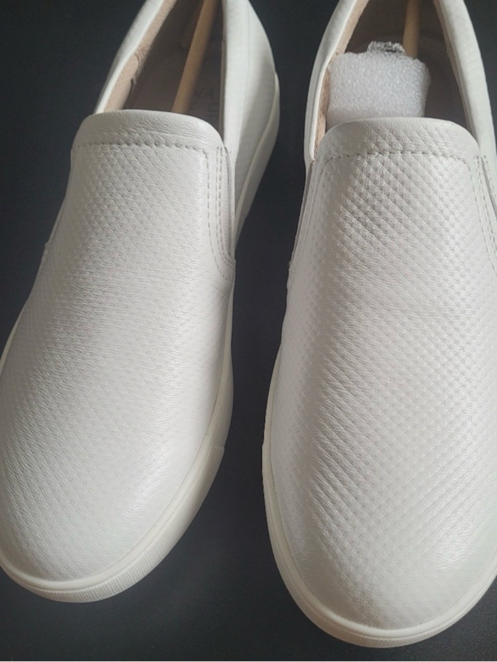 Naturalizer Women's White Slip-On Loafers - Picture 6 of 8